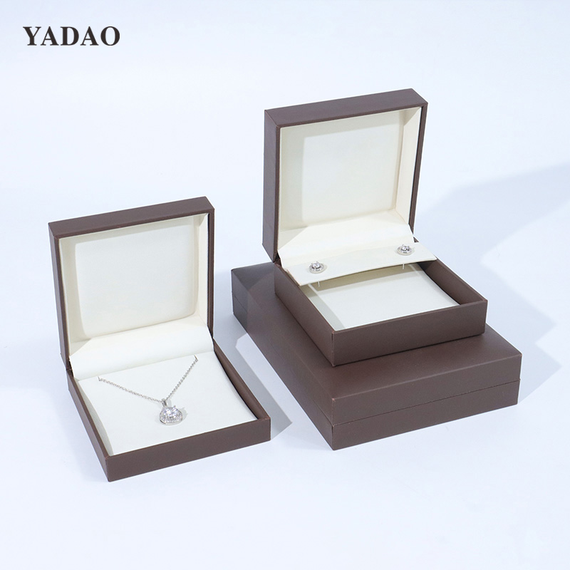 economy style plastic box with brown color