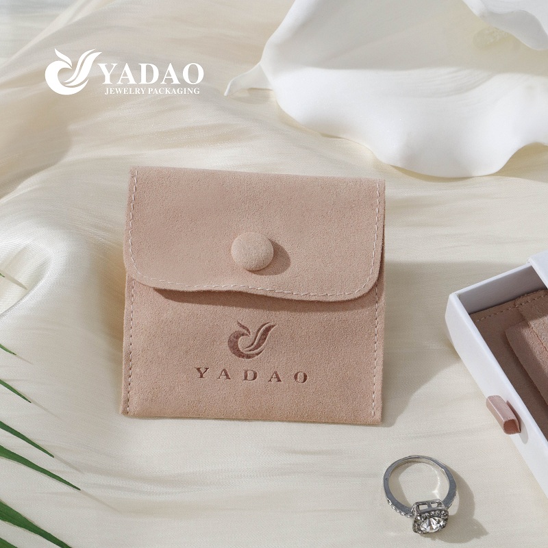 Κλασική σακούλα θύλακα Rose Rose Pink Microfiber Pouch Pouch Packaging Jewelry Bag