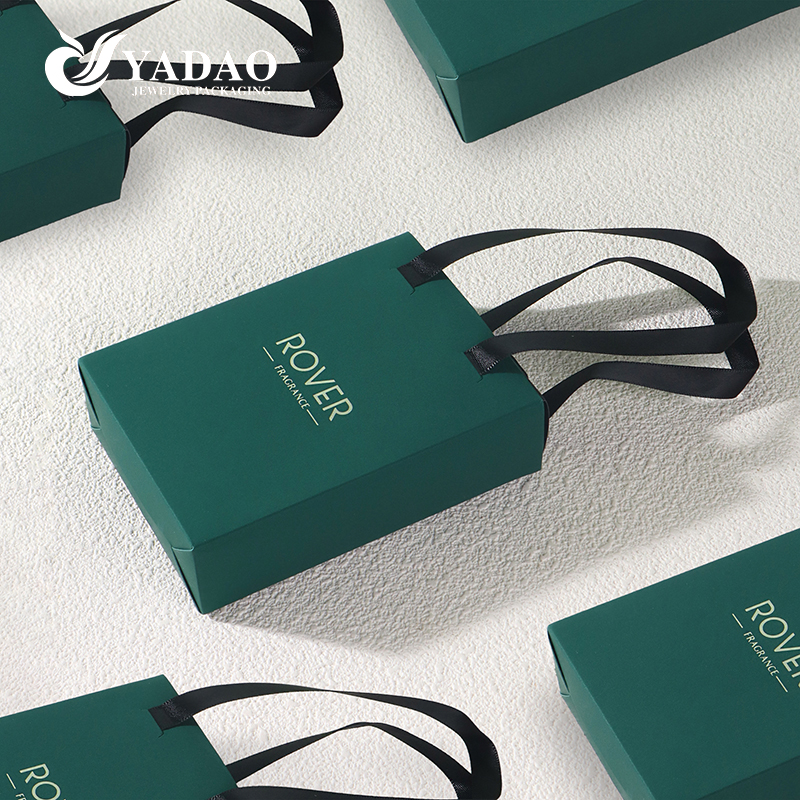 scatola di cartone piegabile confezione regalo gioiello scatola di carta per la scatola del nastro per la scatola regalo