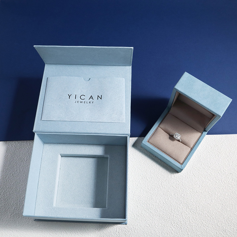 popular jewelry box set ring box insert cardboard box paper gift box set