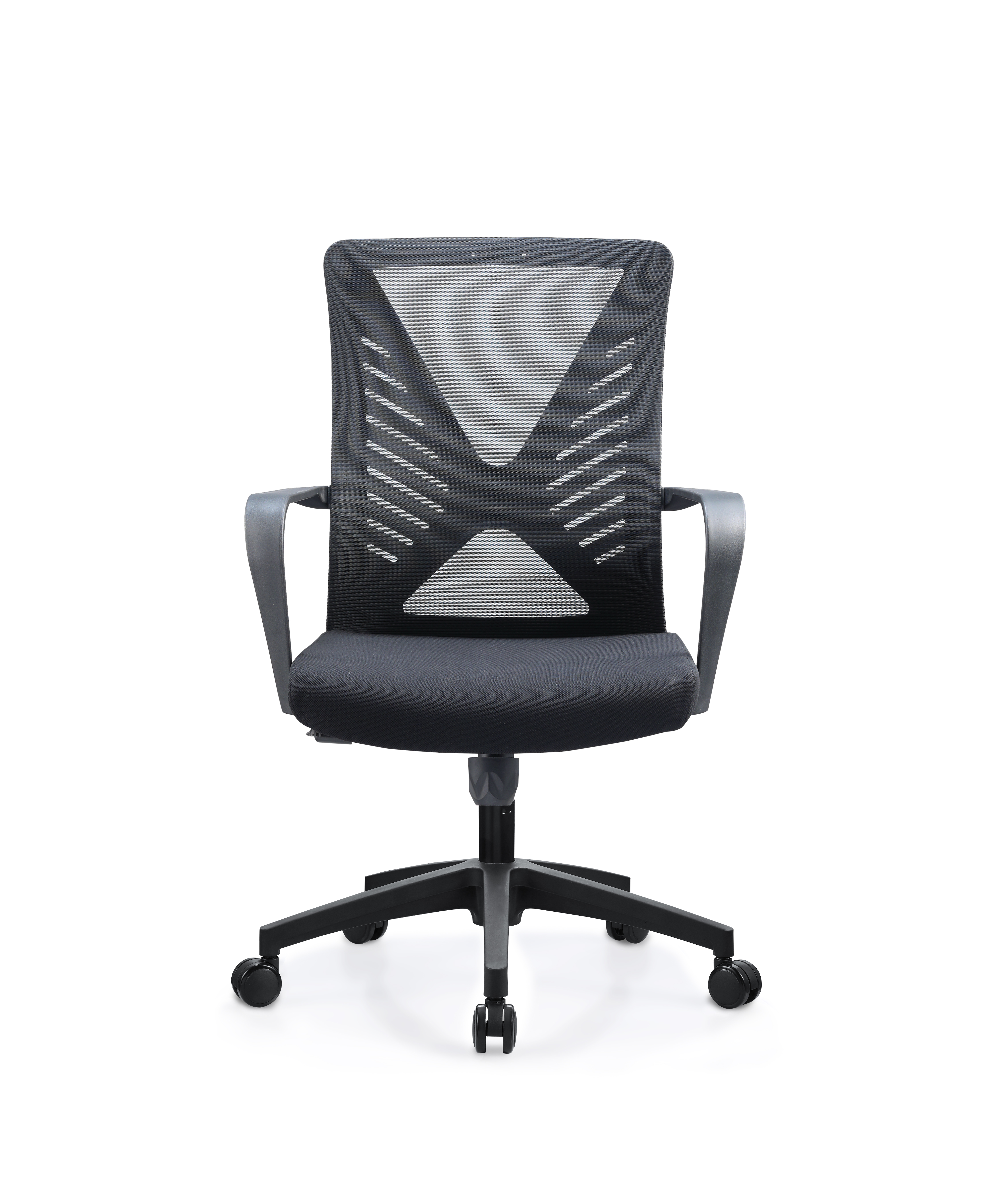 Newcity 559B Vente en gros de chaise en maille réglable moderne, chaise de direction en maille, chaise de gestionnaire pivotante en maille, fournisseur de chaise en maille à dossier moyen Foshan Chine