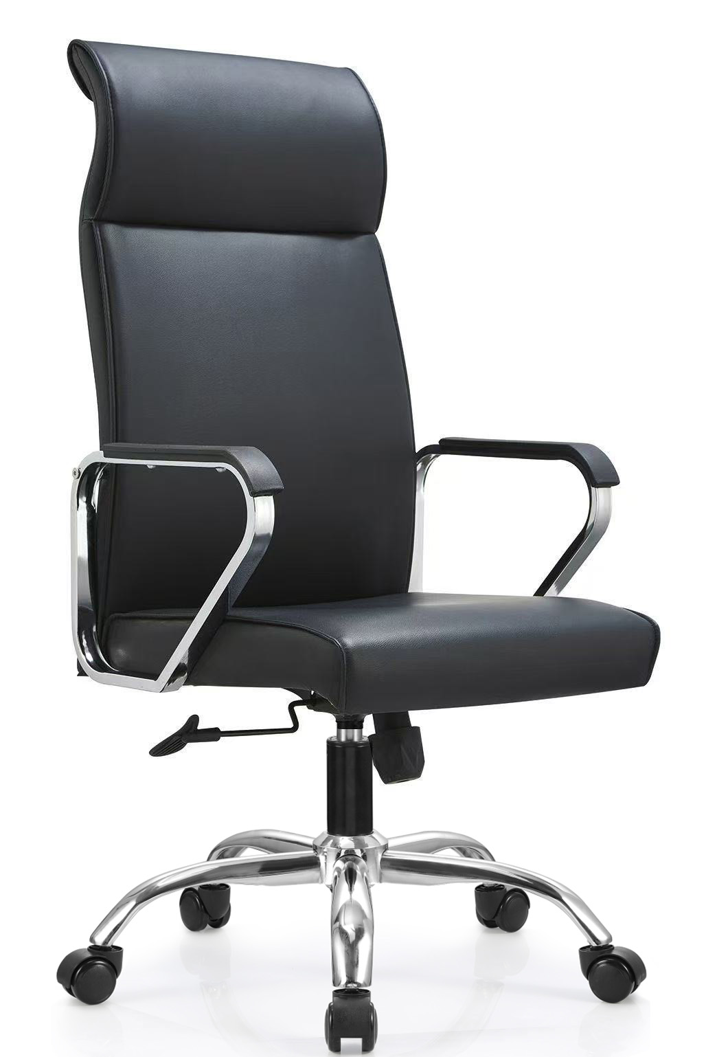 Newcity 302A Guangdong كرسي تنفيذي جلدي فاخر عالي الظهر مريح كرسي مريح لمكتب غرفة الاجتماعات