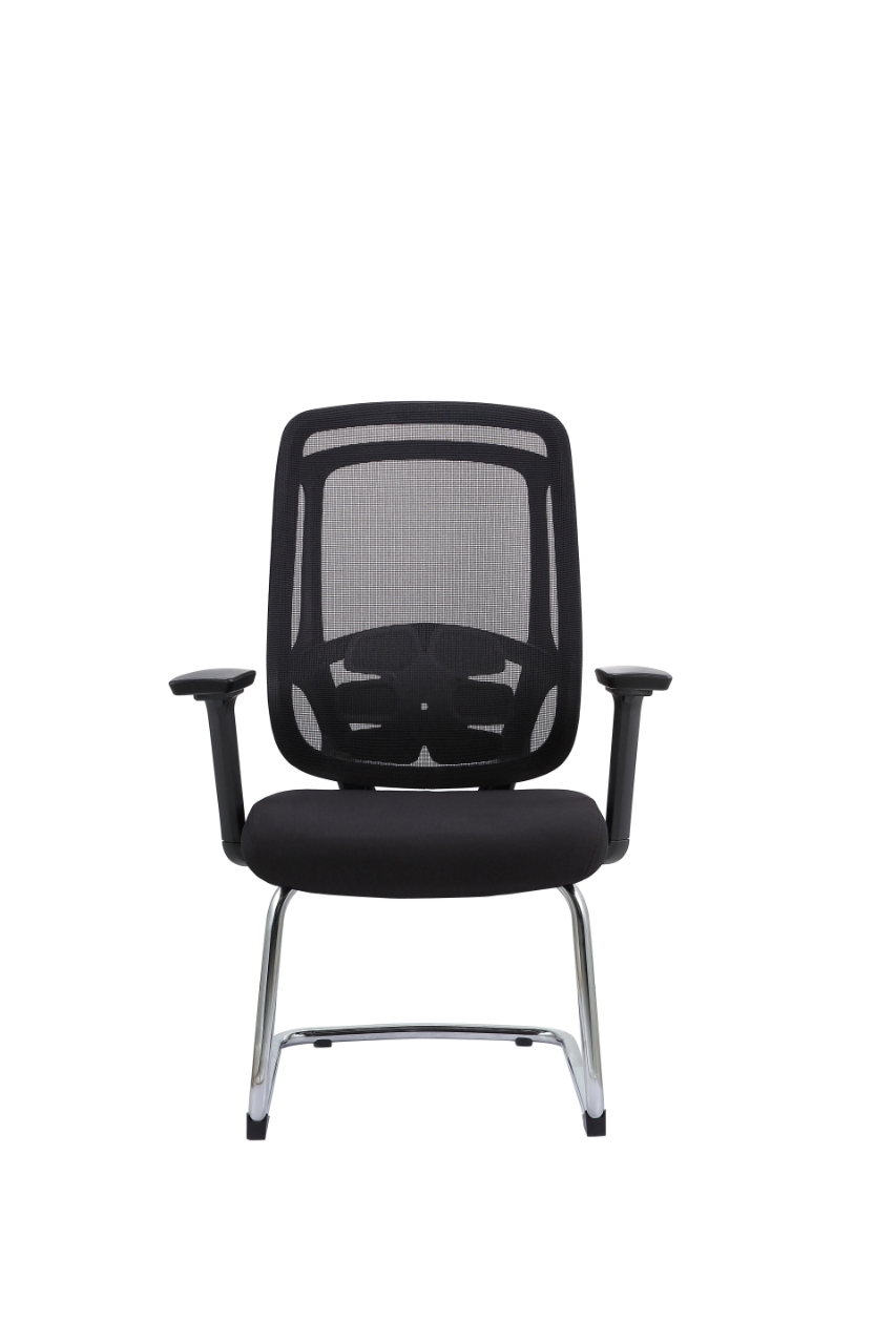 Newcity 618C Melhor Cadeira de Visitante de Conferência de Reunião de Escritório Simples Cadeira de Recepção Executiva Preta Confortável