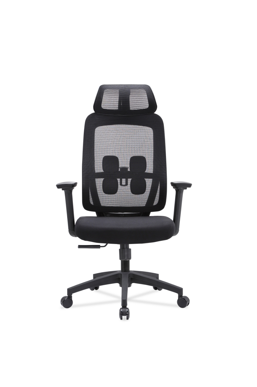 Newcity 647A Comfortable New Design Relieve Back Pain with Lumbar Support Breathable Mesh Design Ideal for Long Working Hours Easy Assembly