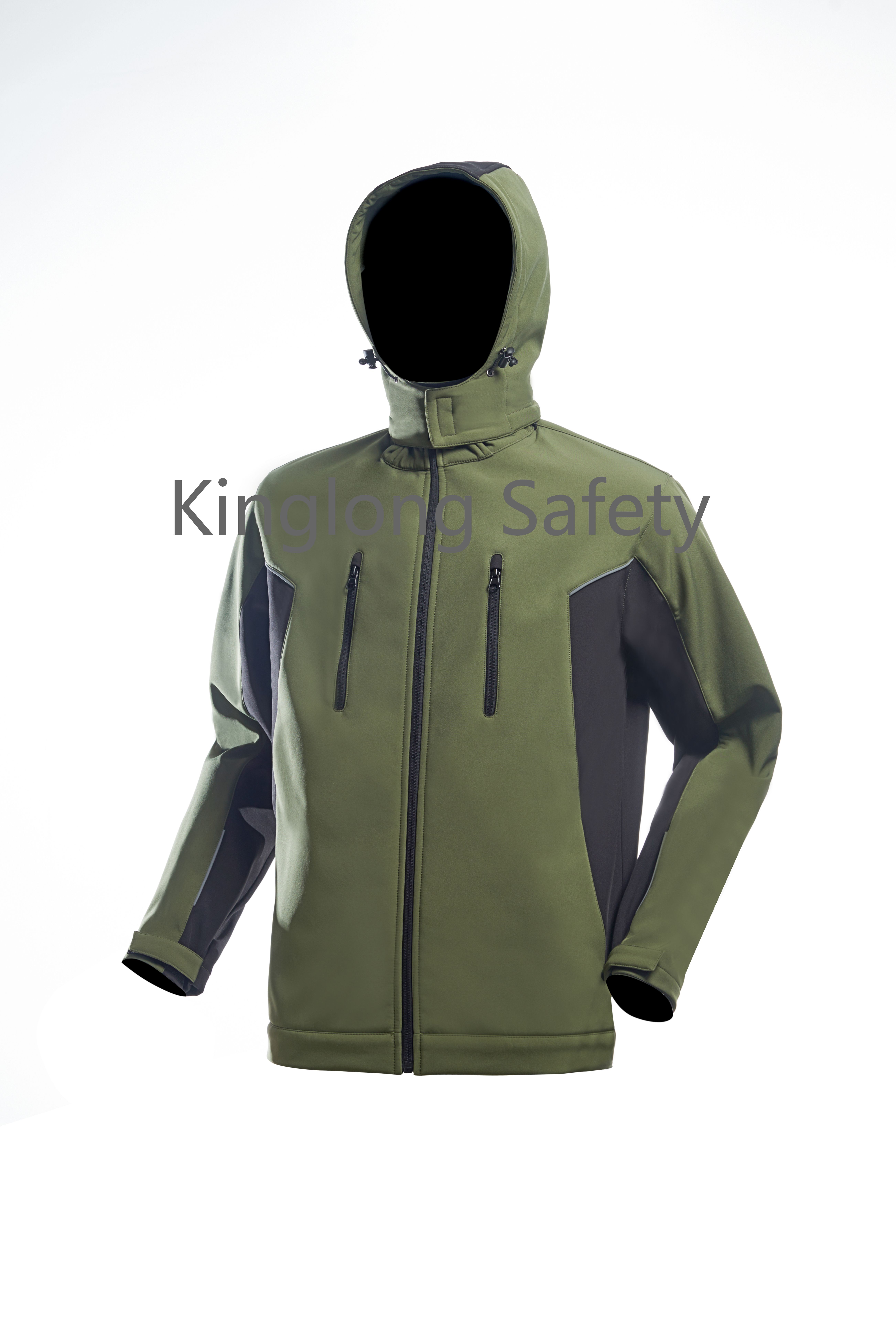 Niestandardowa nowa konstrukcja 100% poliester męska kurtka działa kurtka softshell Outdoor wiatroodporny płaszcz softshell