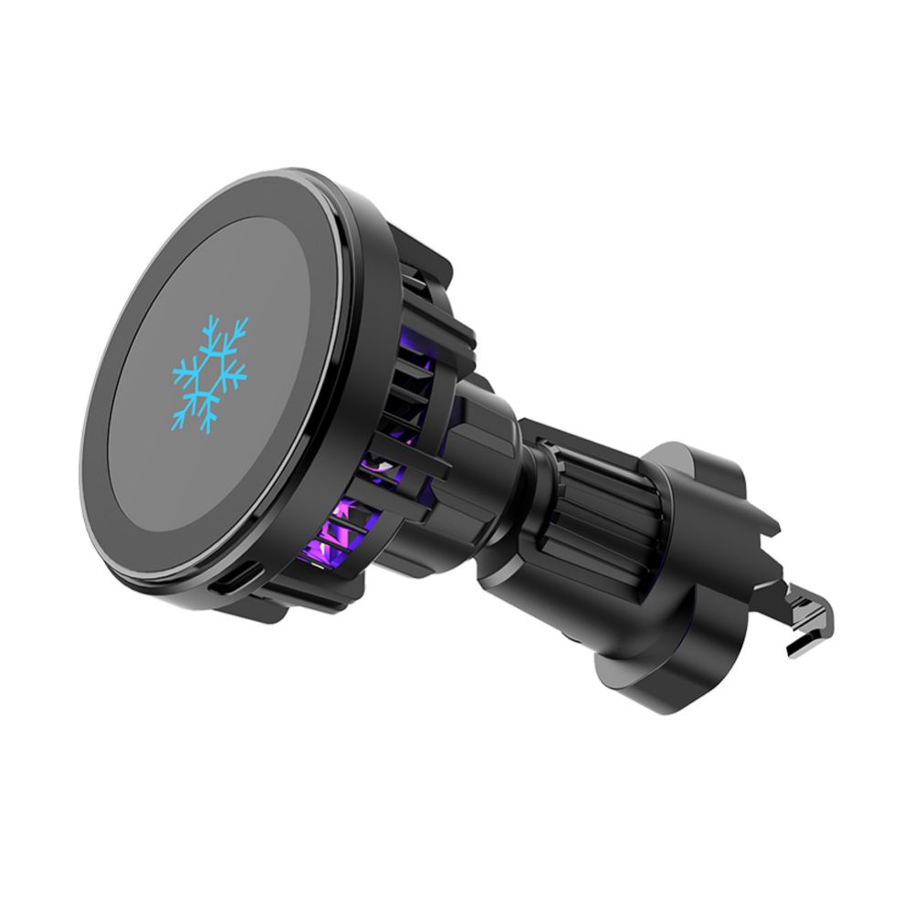 cooling chilling magnetic vehicle-mounted 15w fast magnetic car wireless car charger wireless charger
