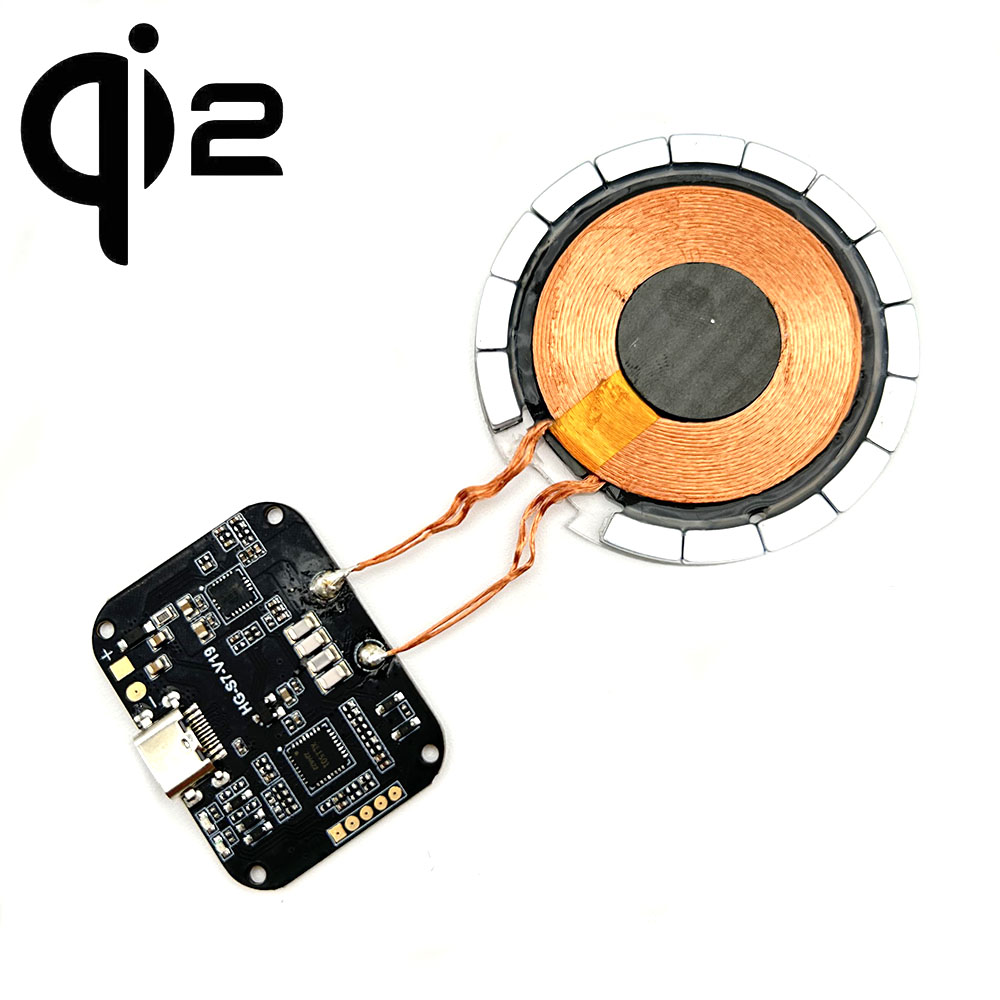 QI215W schnelles magnetisches kabelloses Ladesendermodul Qi2 12V 2A 15W kabelloses Ladegerät 15W-Sendermodulanpassung