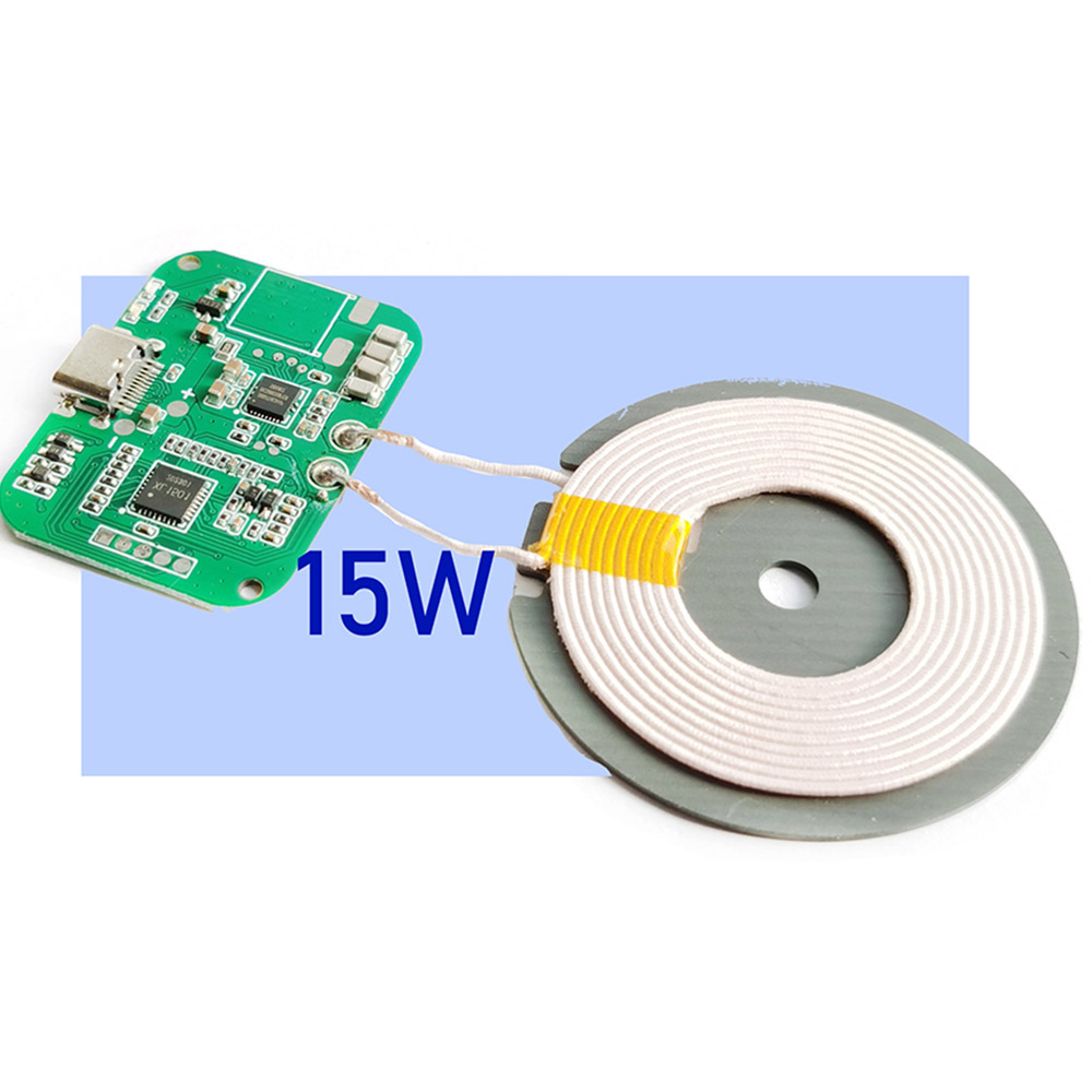 Qi 15W fast charging wireless charger PCBA module wireless charging module charging for mobile phone