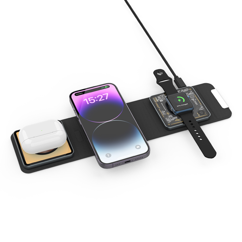 3 in 1 Magnetic foldable multifunction Wireless Charger