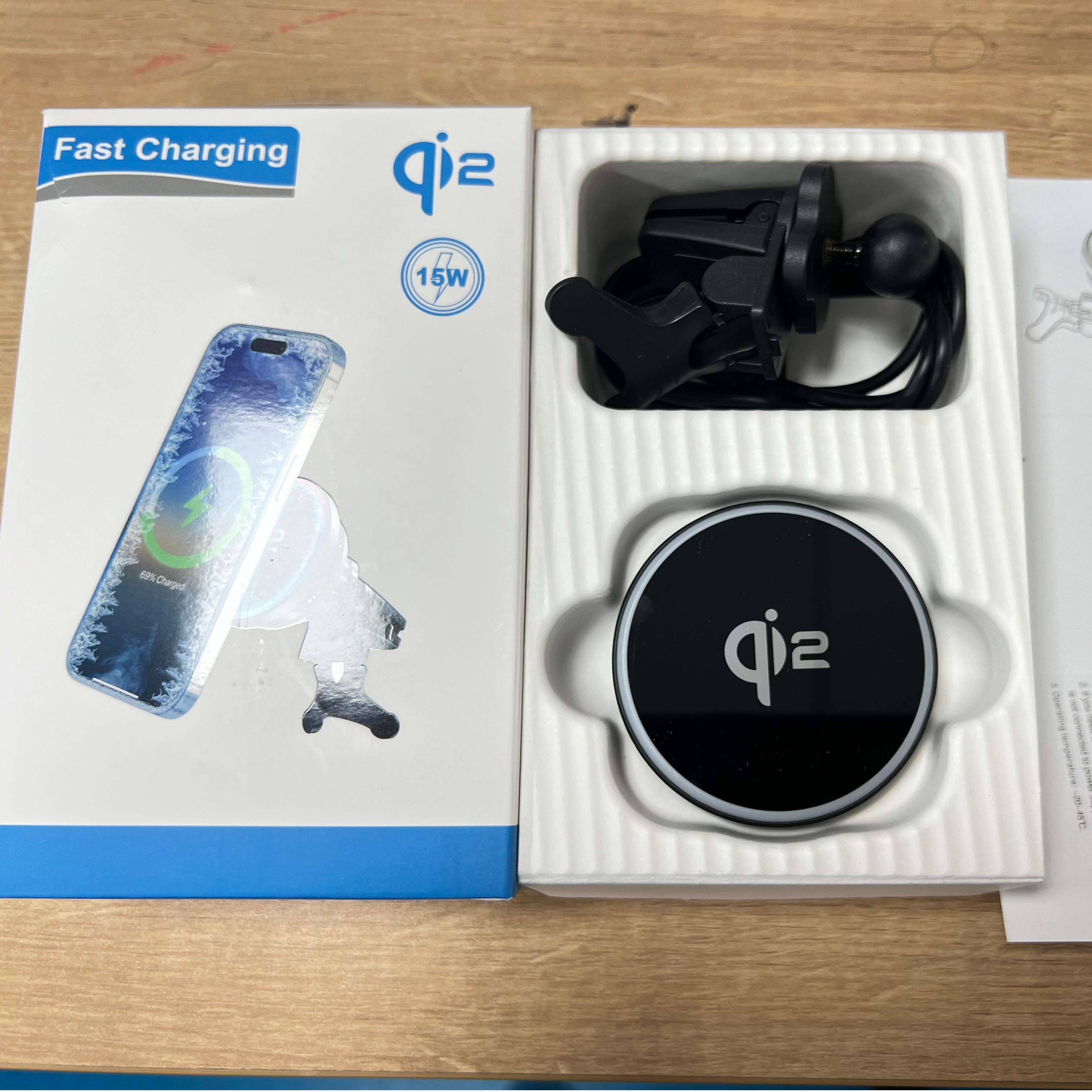 fast charging Car Mount Charger with CryoBoost Phone Cooling MagSafe Car Charger Magnetic Wireless Car Charger Air Vent/Dashboard Car Phone Holder Mount for iPhone 16/15/14/13/12
