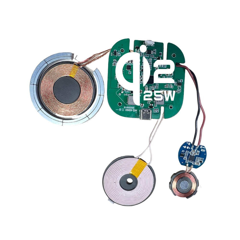 Fábrica de módulo de carga inalámbrica Qi2.2 25W del módulo de cargador inalámbrico en 1 Qi2 25W de China 3