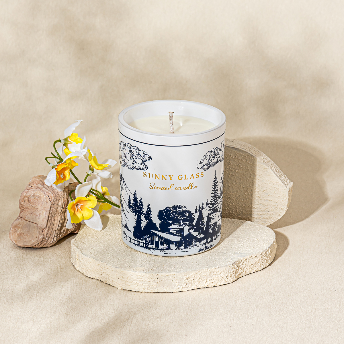 With porcelain as the paper, the long-lasting affection for Father's Day is painte