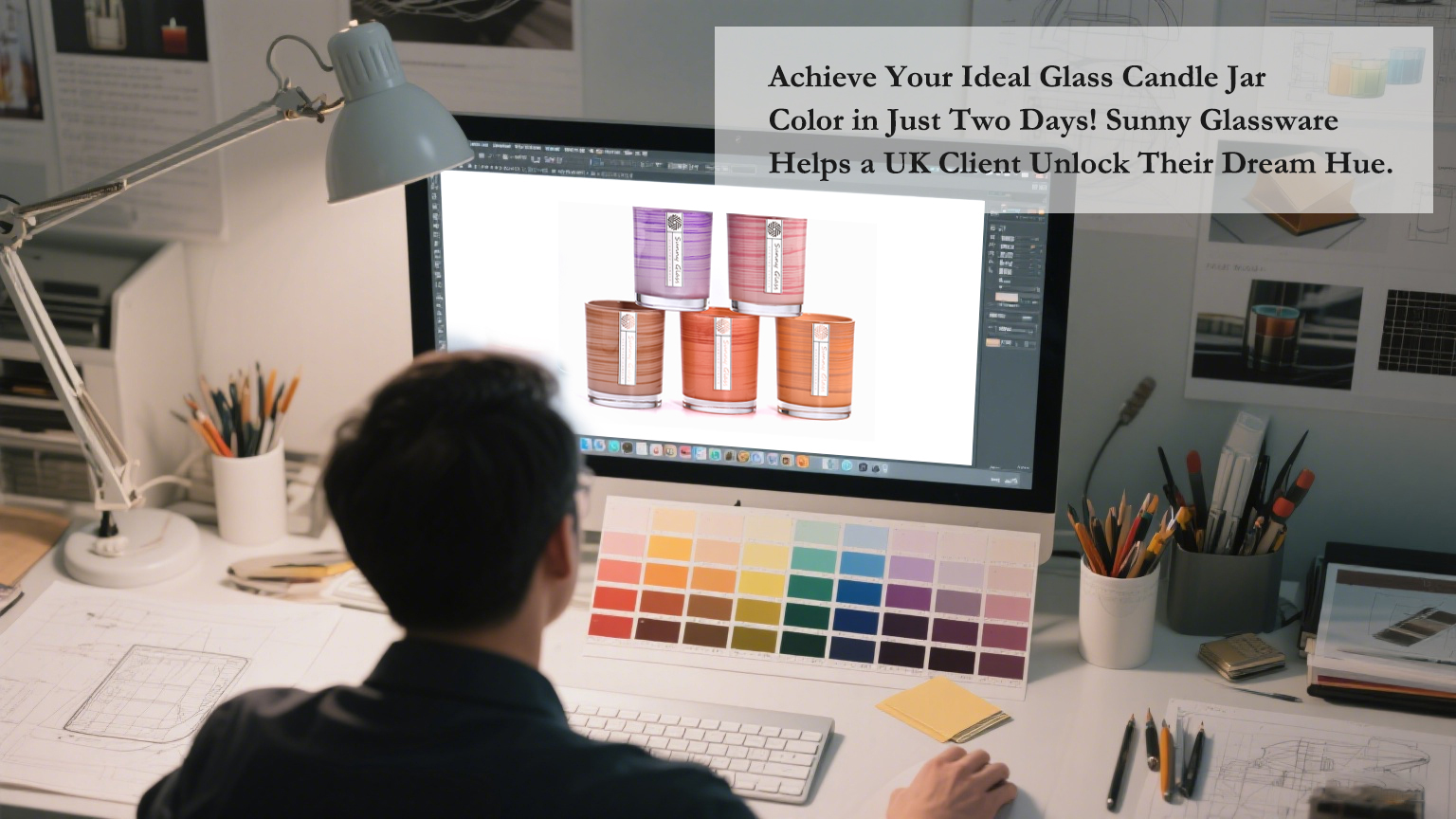 Achieve Your Ideal Glass Candle Jar Color in Just Two Days!
