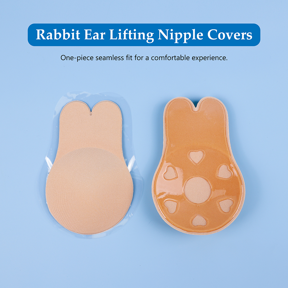 CYG Free Size Lift silikonowa osłona na sutek modne samoprzylepne plastry do podnoszenia piersi z tkaniny nakładki na klatkę piersiową na dostawę pary bielizny