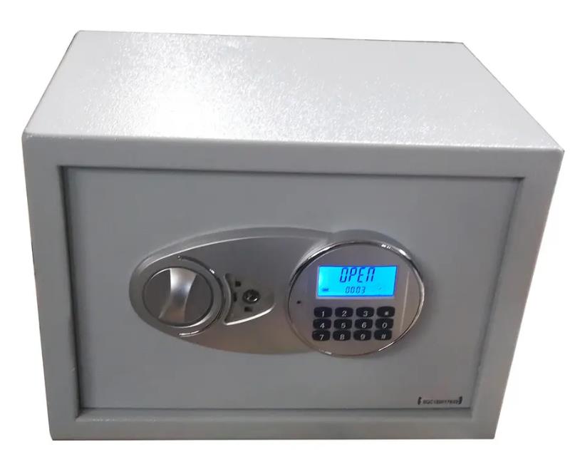 China made In Drawer Metal hotel home safe Box with Full Felt Lining for Cash Jewelry Passport