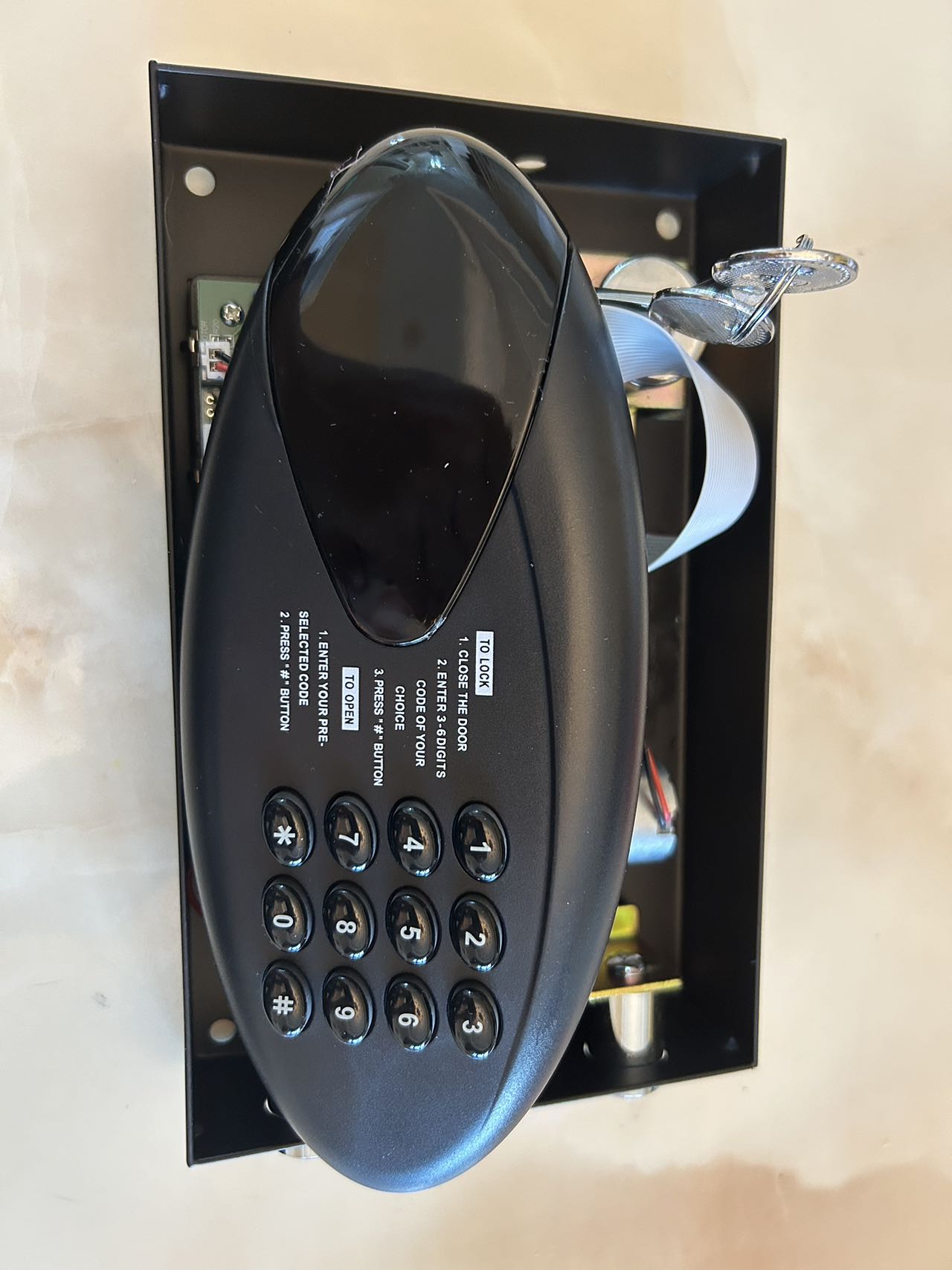 Fábrica de sistema de cerradura segura para el hogar del hotel con cerradura de contraseña del teclado digital de China