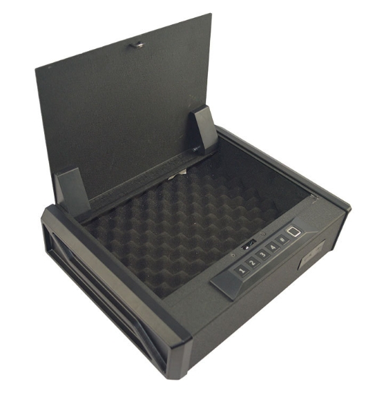 Coffre-fort biométrique à empreintes digitales, clavier numérique, serrure pour arme de poing, coffre-fort en acier ignifuge