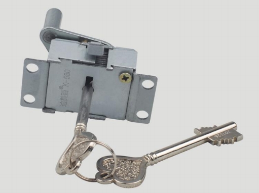 China made zinc alloy mechanical leaf key lock for safes