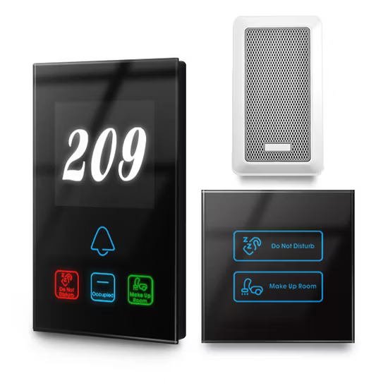 Wholesale Hotel Dnd and Make up Room Touch Screen Doorbell Panel