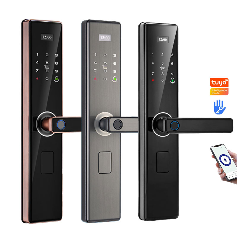 Wholesale Biometric Fingerprint Password Door Lock | Tuya Ttlock APP Bluetooth Door Lock Manufacturer