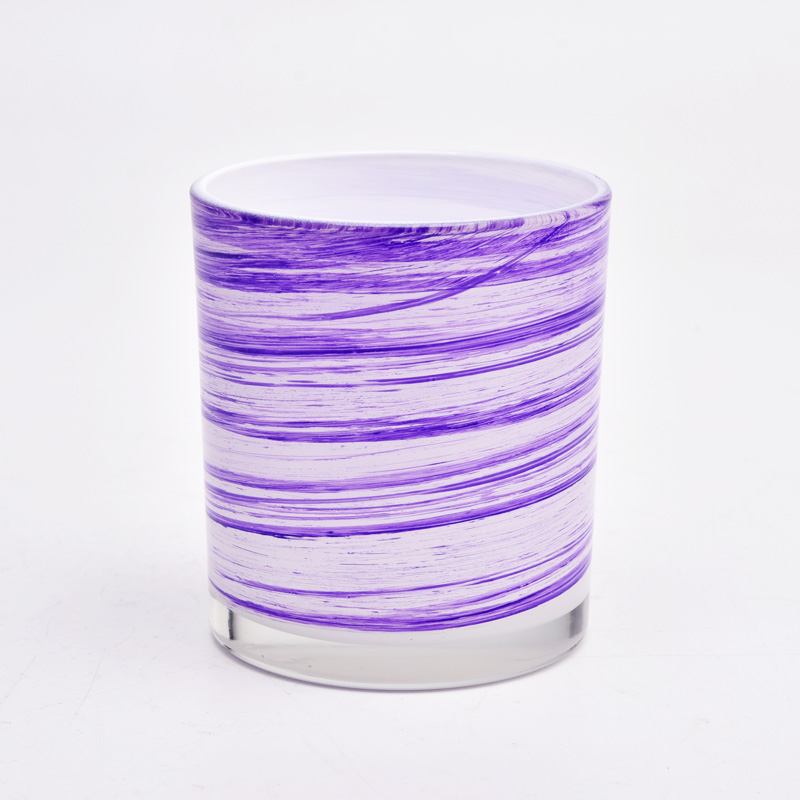 Scented candle glass tumbler candle vessels for home decor