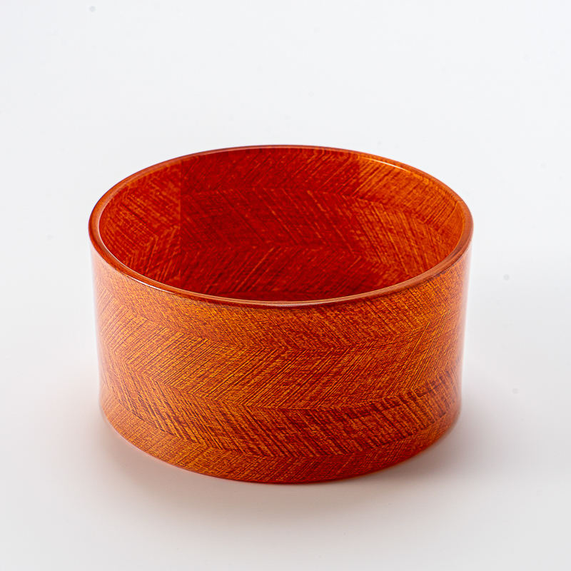 Wholesale glass candle jars for home decoration