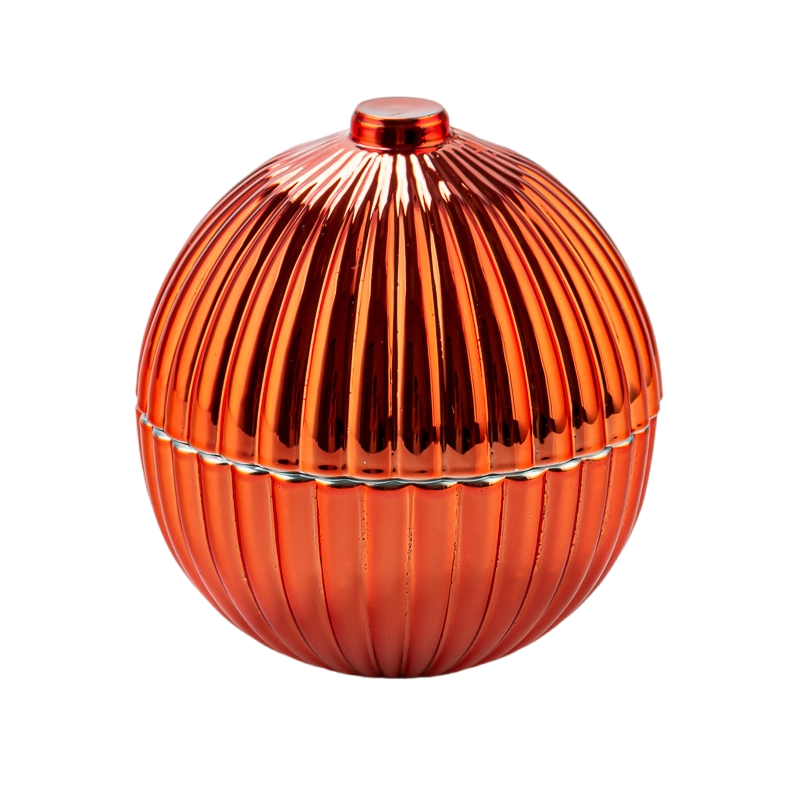 Luxury Oranment Glass Jars with Lids for Christmas