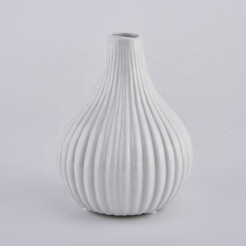 420ml matte white ceramic scented fragrance diffuser bottles