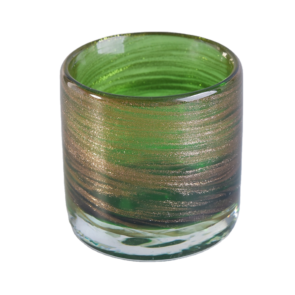Hot sales luxury custom tealight glass jar for candle making