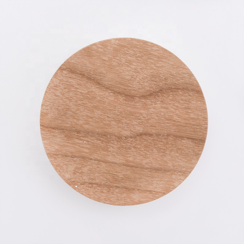 Cusutomized wood lid for candle holders in bulk