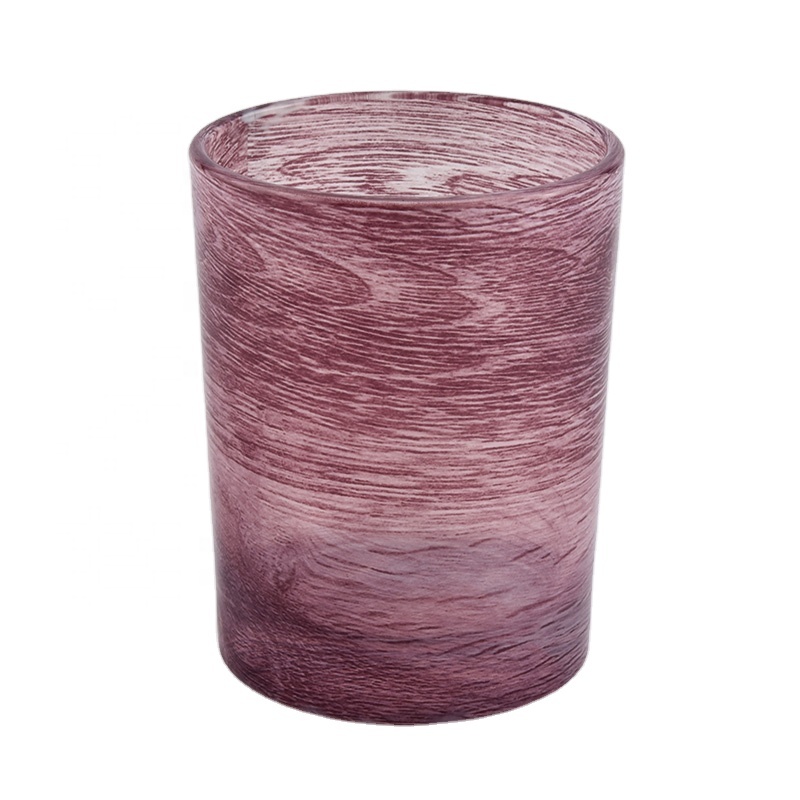 customized unique decorative glass candle jars