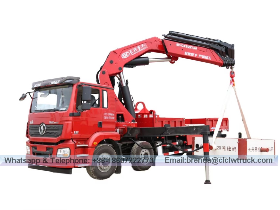 Shaanxi Auto Delong 35 toneladas de camión de brazo plegable