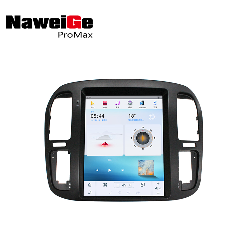 Головное устройство NaweiGe 12,1 дюйма Tesla GT6 Android для Toyota Land Cruiser 100 1999–2002 гг., Автомобильный DVD-плеер для Toyota LC100 1999–2002 гг. GPS-навигация с Carplay 4G 5G Автомобильный DVD-мультимедийный оптовый поставщик.