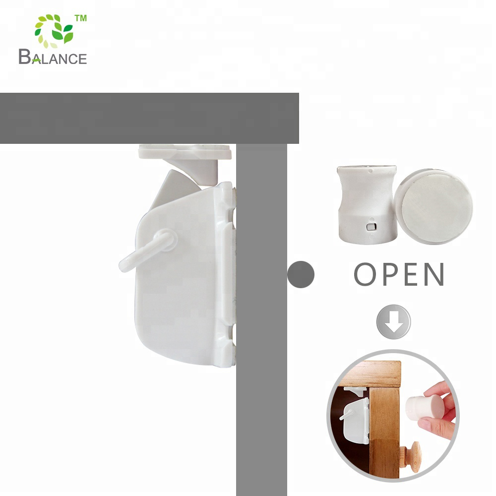 User-friendly Baby Safety Magnetic Lock Customized Logo Cabinet Lock for Babies