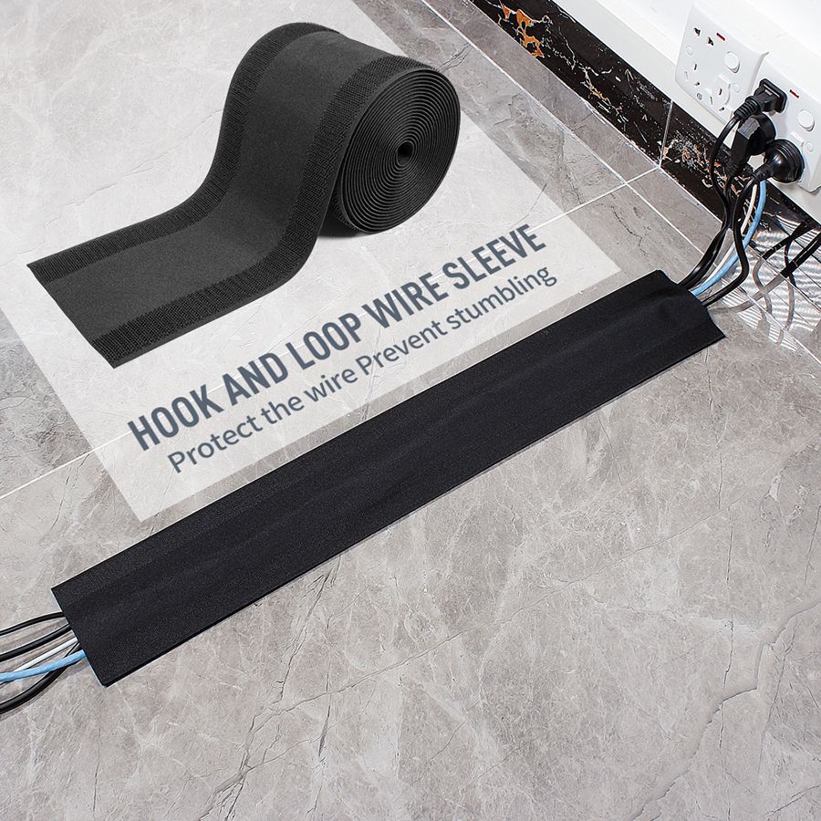 Premium Floor Cable Protector Waterproof Floor Cable Cover to Protect Wire Prevent Cable Trips