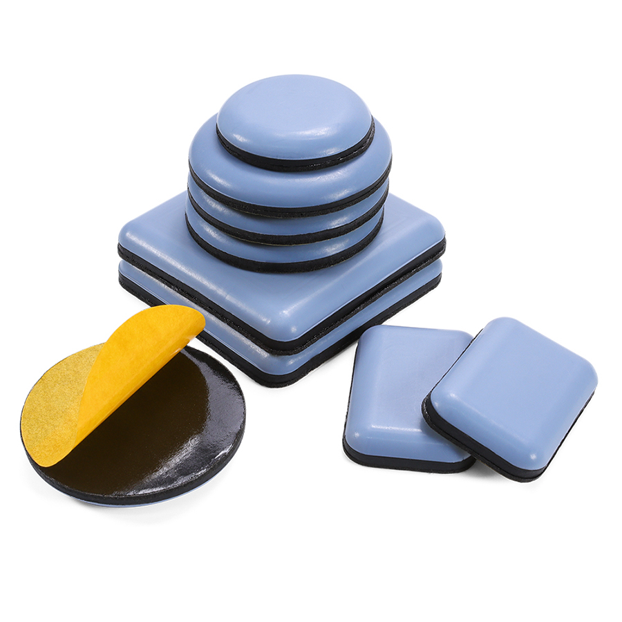Lijm Teflon/PTFE Furniture Slider Pads - Heavy Duty, Custom Maten & Colors, Easy Glide