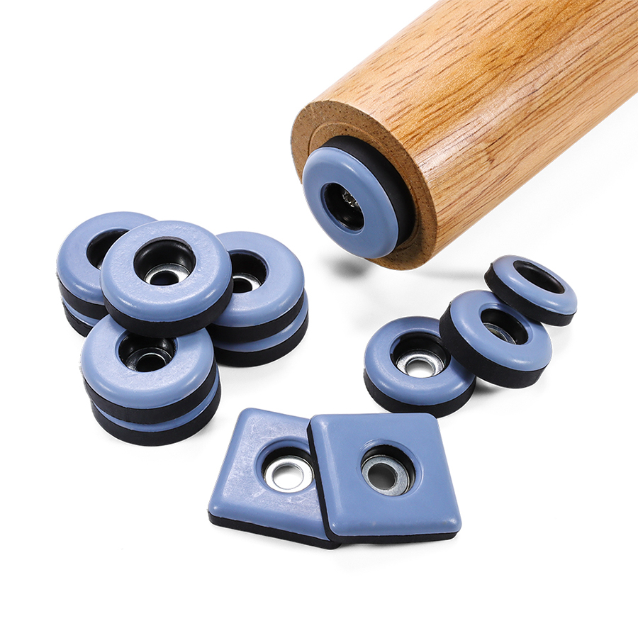 القوة الصناعية PTFE المسمار على الأثاث المتحرك منصات تصنيع شرائح مصنّعة لتحديد المواقع الآمنة للأرضية والانزلاق دون عناء