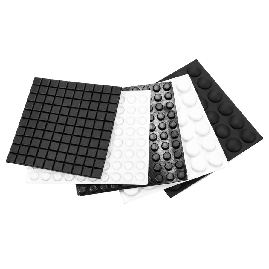 Lijm rubberen bumperkussen fabrikant waterdichte niet -slip schok absorberende groothandel voor meubelapparatuur