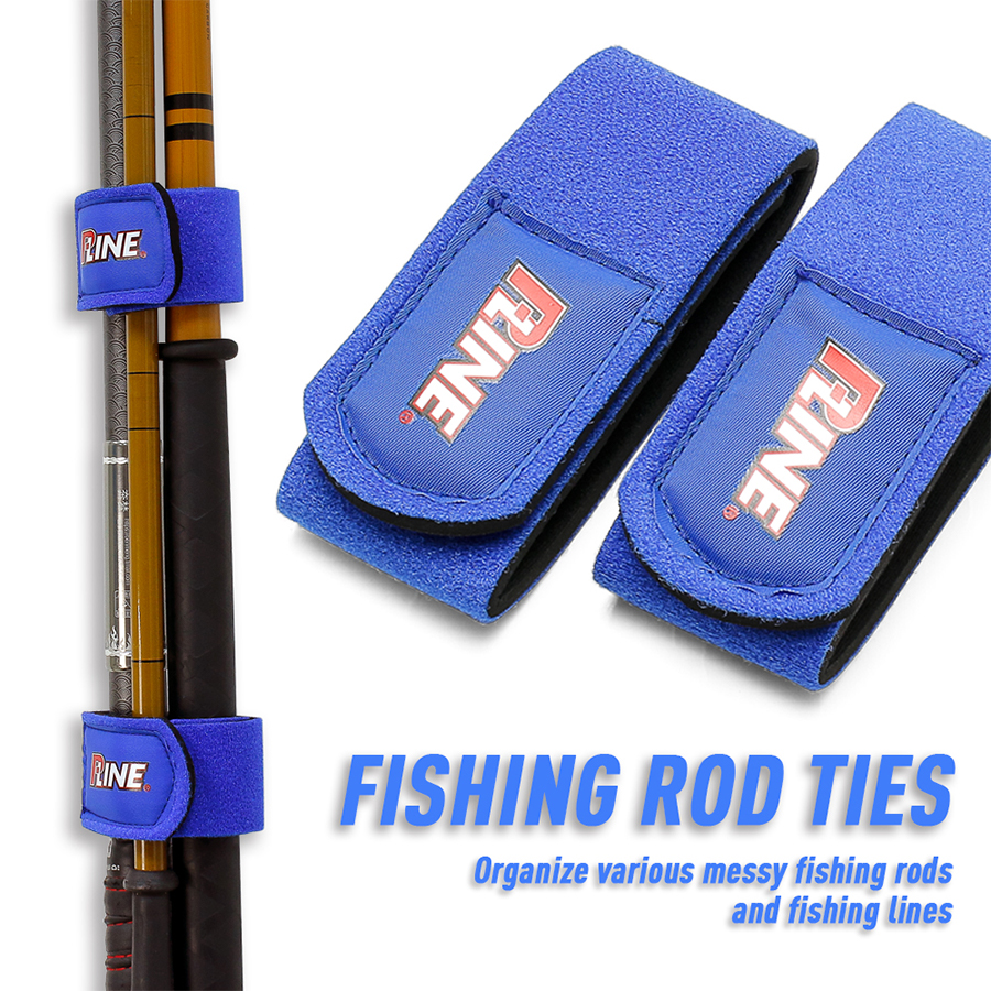 Neoprene Fishing Rod Straps Wholesale Fabric Design Fishing Gear Accessories