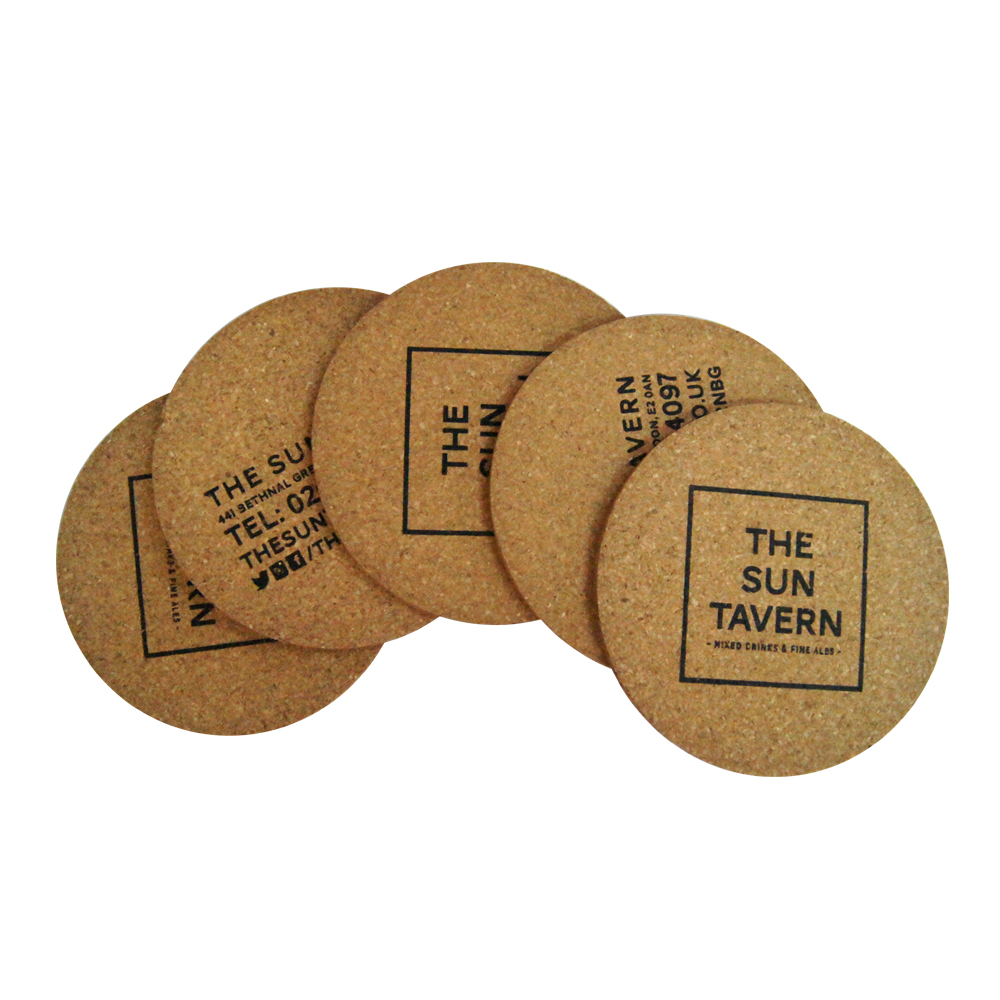 Fabricante de montañas de corcho natural Fabricante Eco Friendly Wood Cup Mat de mesa resistente al calor de la mesa para el restaurante de restaurantes de cocina para el hogar