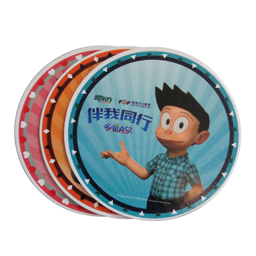 High Quality Beautiful Souvenir Cork and Wood Drink Coaster Wine Coaster Supplier