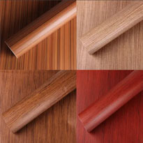 Shandong Heze fabrication professionnelle papier décoratif en rouleau de PVC pour meubles papier mélamine