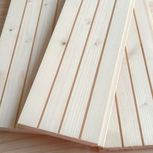 Shandong Spruce Wall Pane Factory Direct Supply Natural Molid Wood Eco-Cintile Sall Panel доставчик