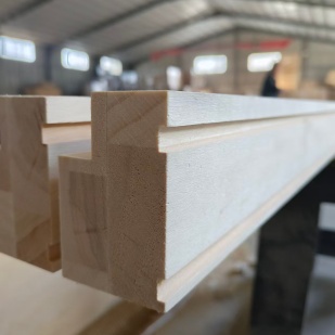 Չինաստան White Poplar Solid Wood Door Frame Factory Մեծածախ