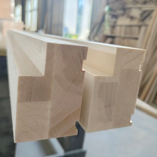 Solid Wood Composite Poplar Door Frame Մատակարար