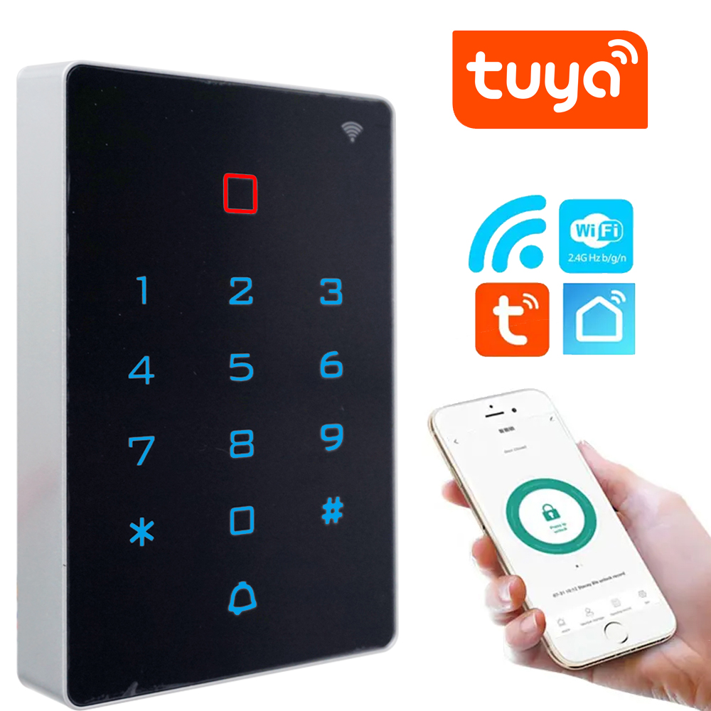 IP67 Waterproof Tuya App control single door access control keypad with WIFI remote communication