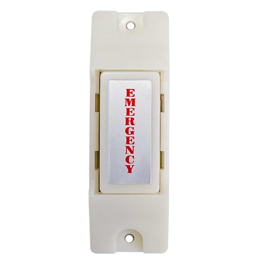 Bouton d'urgence lumineux avec PORT NO / NON / COM