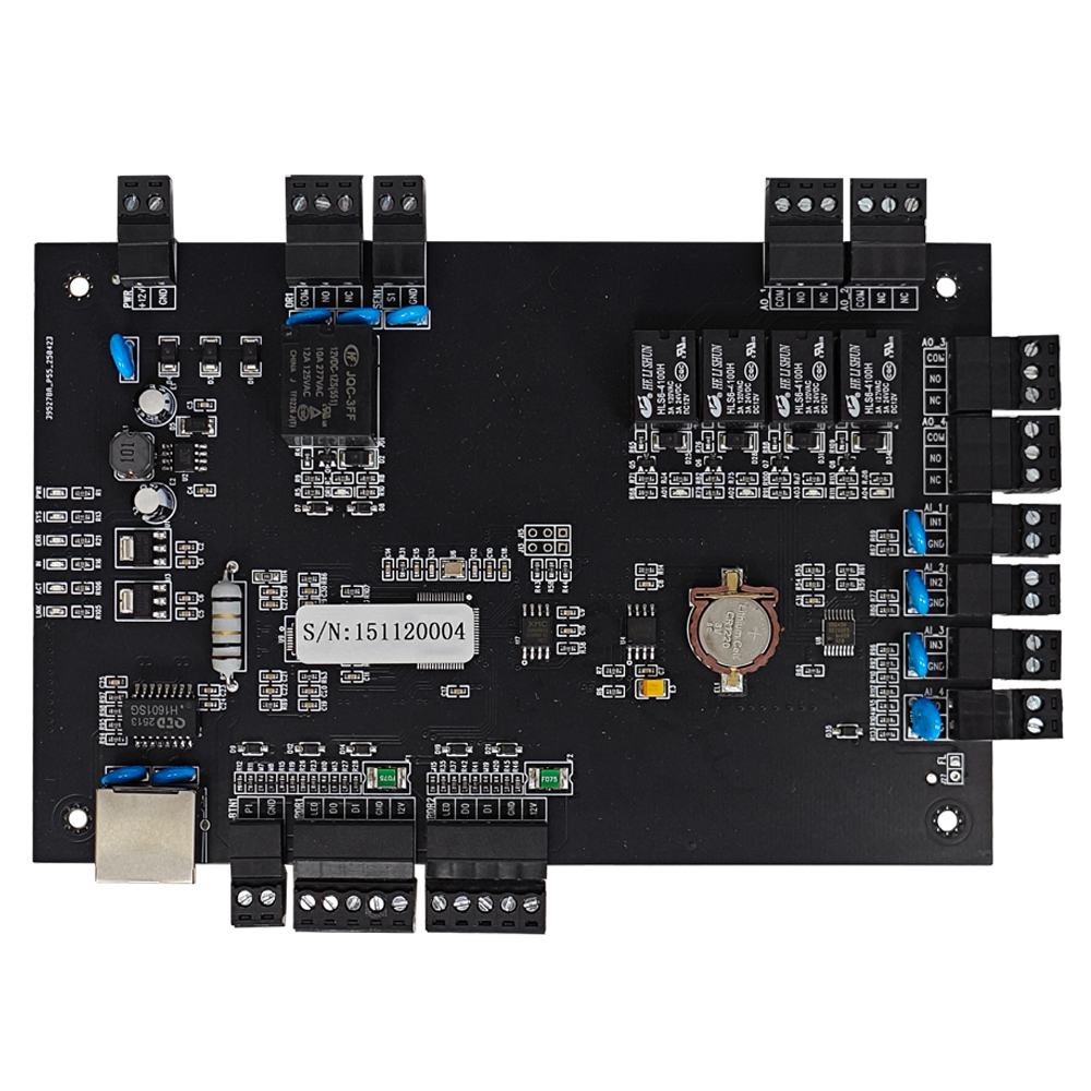 Tcp / ip 1 Mạng bảng điều khiển truy cập cửa ra vào Hệ thống truy cập cửa Weigand Rfid với phần mềm PC quản lý miễn phí 