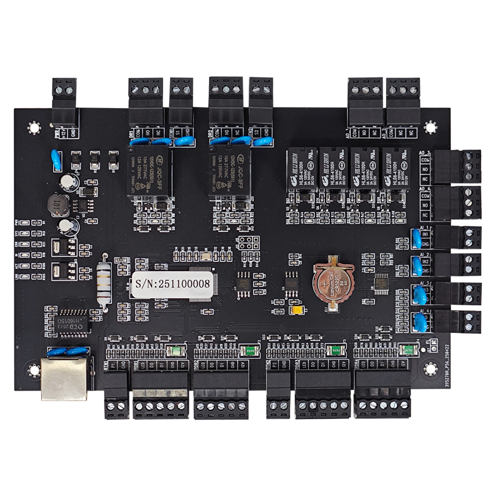 Bảng điều khiển truy cập mạng Tcp / ip cửa kép với Sdk miễn phí giao thức Wiegand 26 ~ 40 cho hệ thống kiểm soát truy cập 