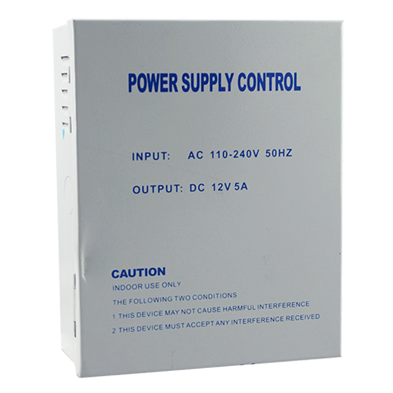 SMQT metal box DC 12V 5A switch power supply EA-32B for single door access control system